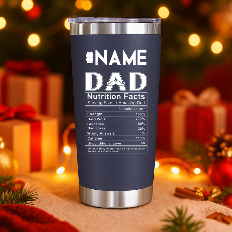 #1 Mom Dad  Funny Custom Tumbler 20oz Cup