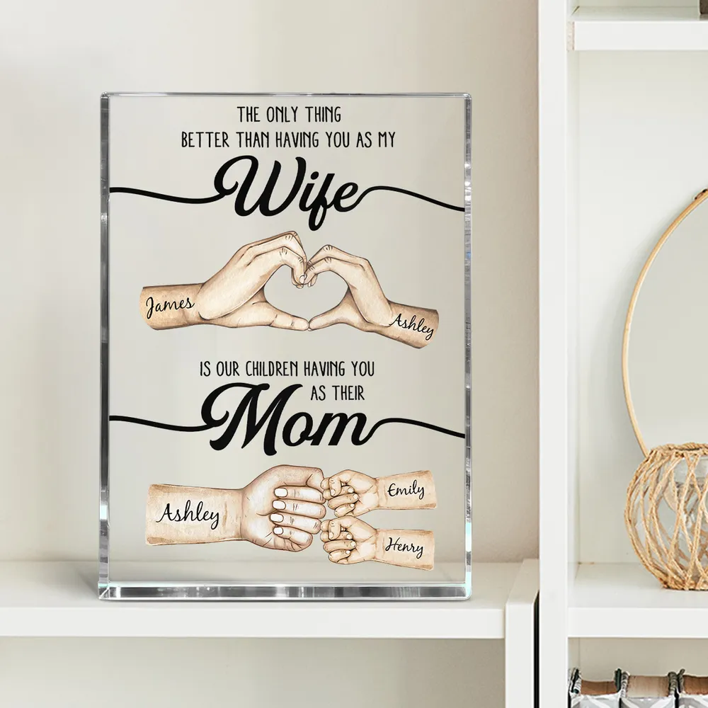 The Only Thing Better Than Having You As My Wife LED Light Frame