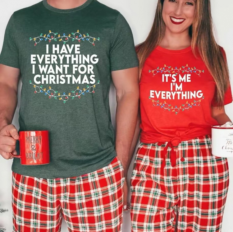 Christmas couple hoodie/Sweatshirt