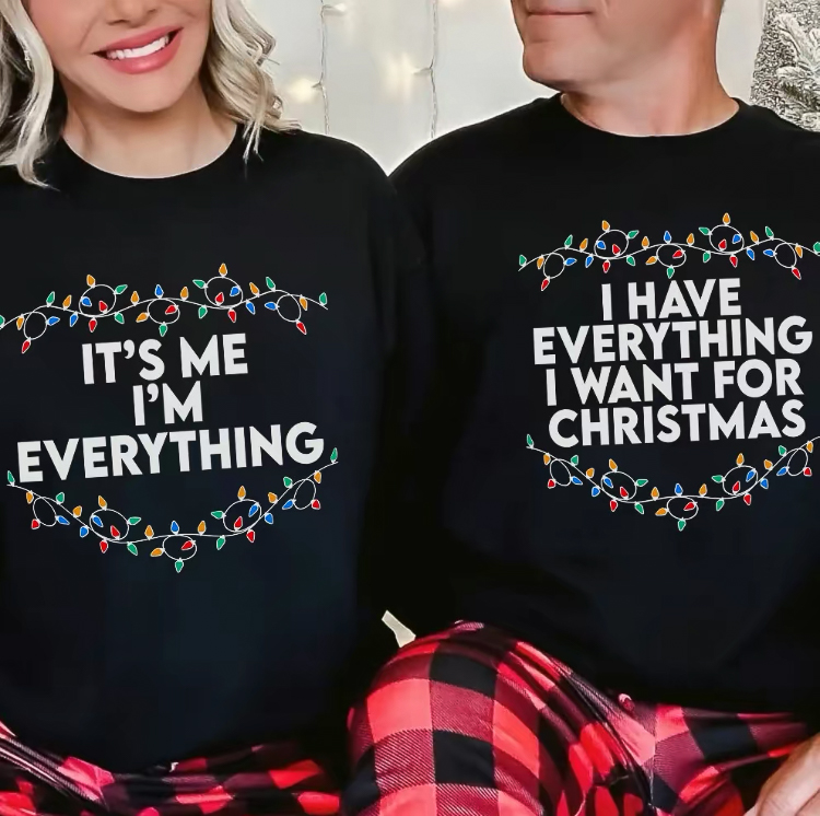 Christmas couple hoodie/Sweatshirt