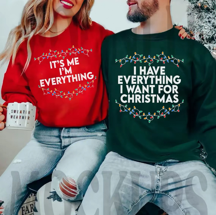Christmas couple hoodie/Sweatshirt