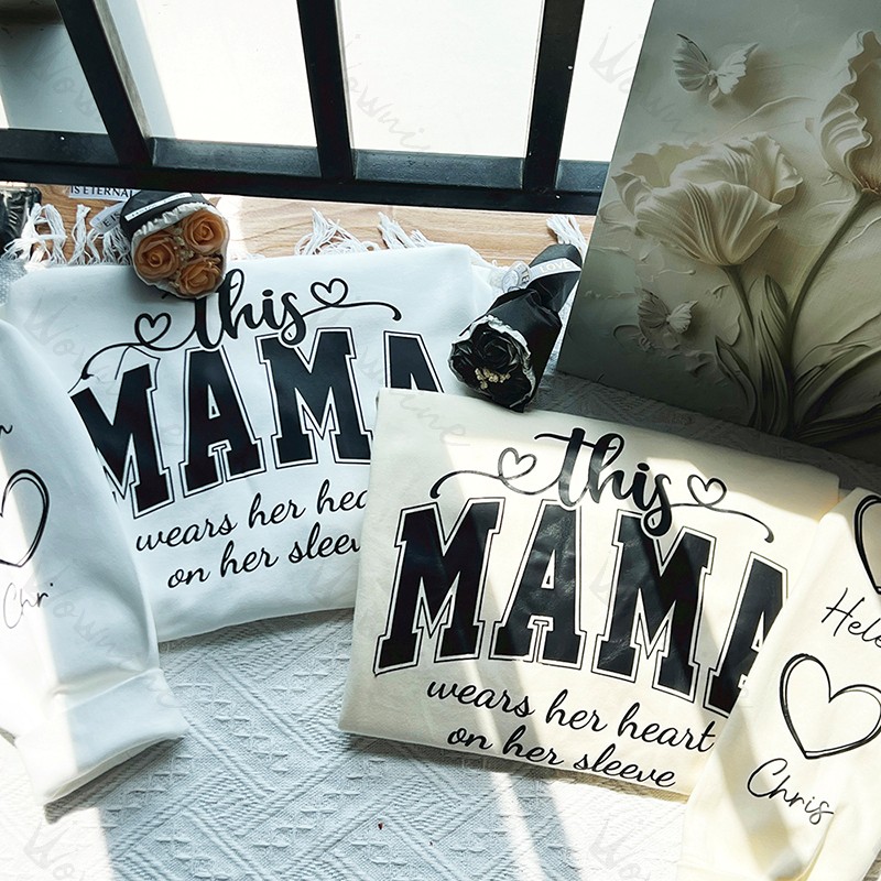 Personalized MAMA Sweatshirt With Kids Names