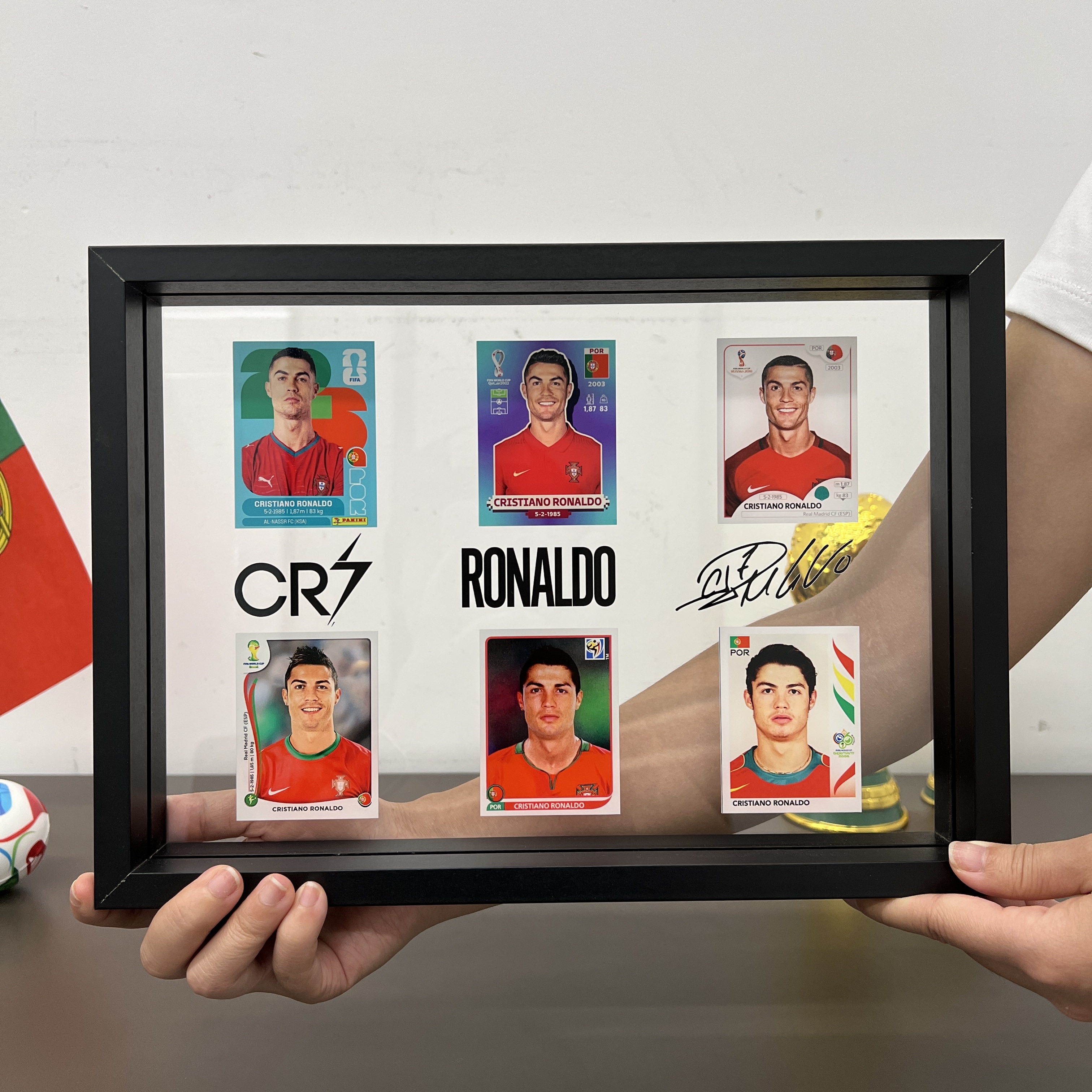 Football Legend CR7 Tribute Framed Wall Art