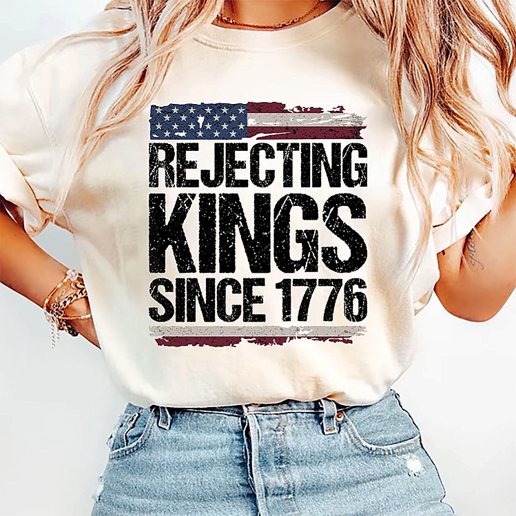 “1776 Anti - Monarchy” American Freedom Heritage Tee | Patriotic History Shirt
