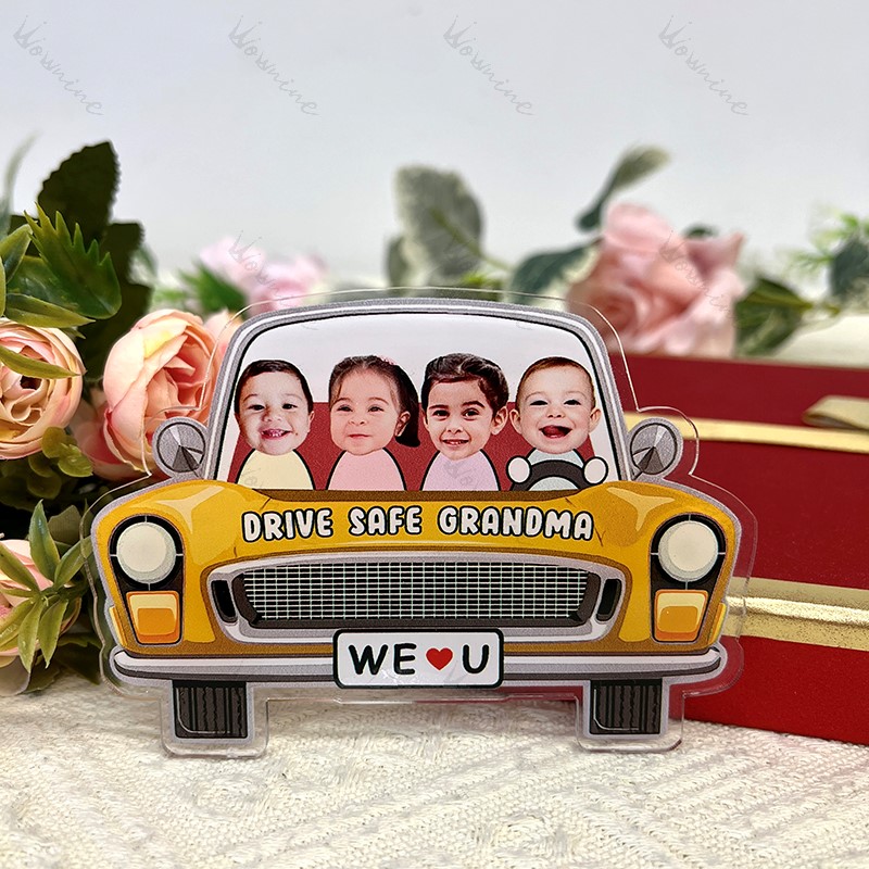 Personalized Kids Photo Visor Clip Car Ornament