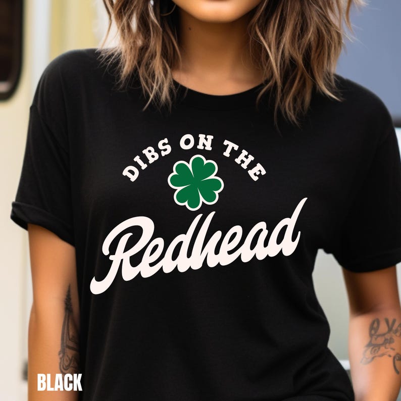 Lucky T-Shirt for Irish Celebrations, Gift for Redheads