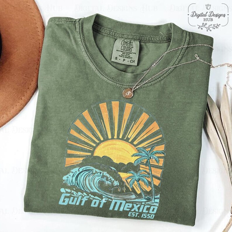 Gulf of Mexico Shirt, Vintage Gulf of Mexico Since 1550 Shirt