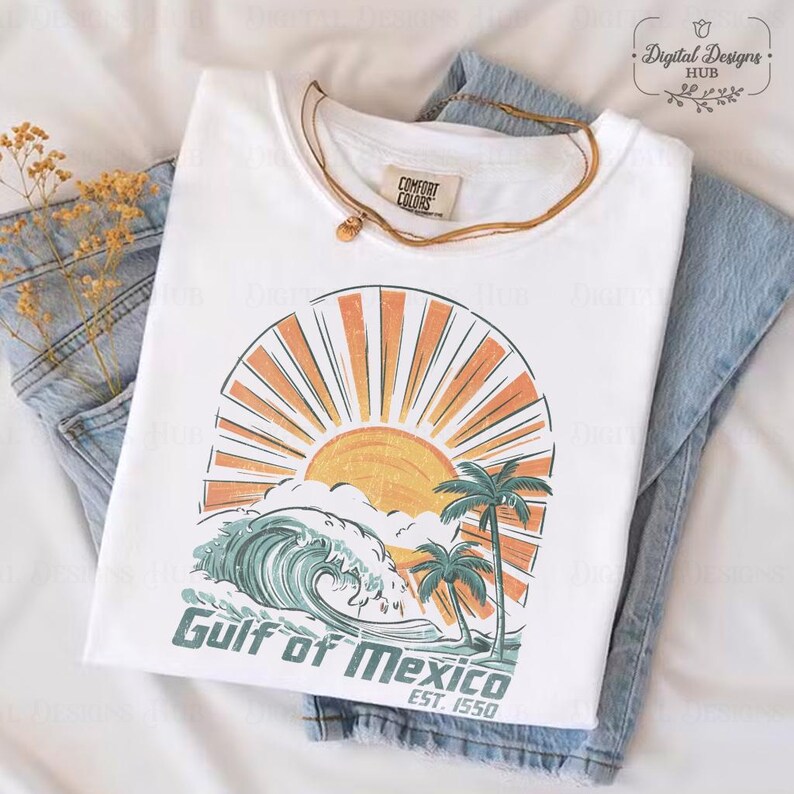 Gulf of Mexico Shirt, Vintage Gulf of Mexico Since 1550 Shirt