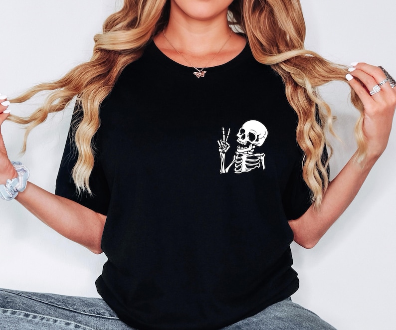 “Dark & Dawn” Sarcastic Skull Positive Tee