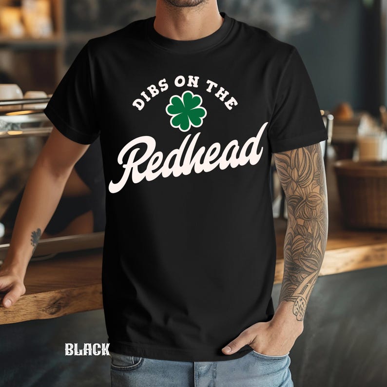 Lucky T-Shirt for Irish Celebrations, Gift for Redheads