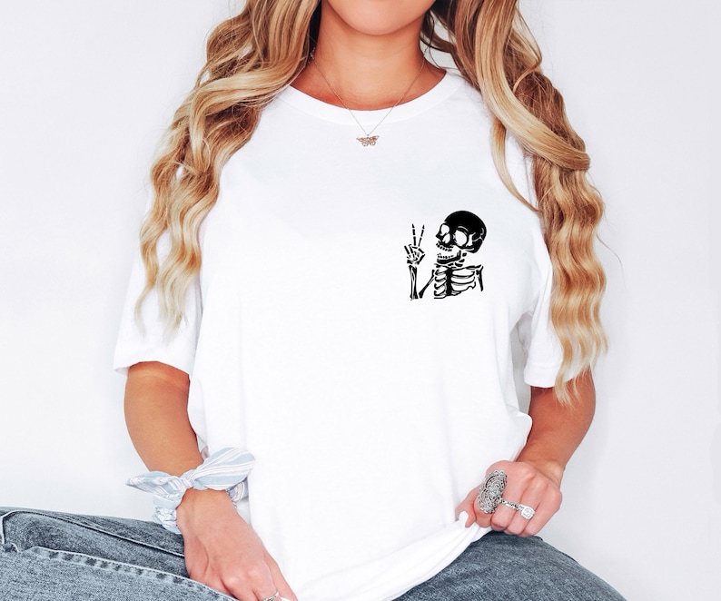 “Dark & Dawn” Sarcastic Skull Positive Tee