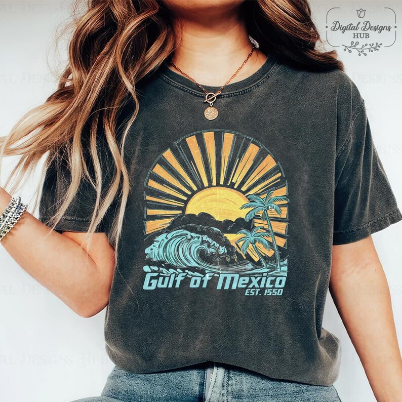 Gulf of Mexico Shirt, Vintage Gulf of Mexico Since 1550 Shirt