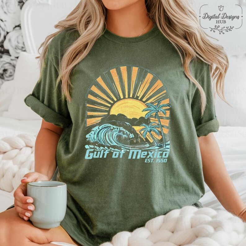 Gulf of Mexico Shirt, Vintage Gulf of Mexico Since 1550 Shirt