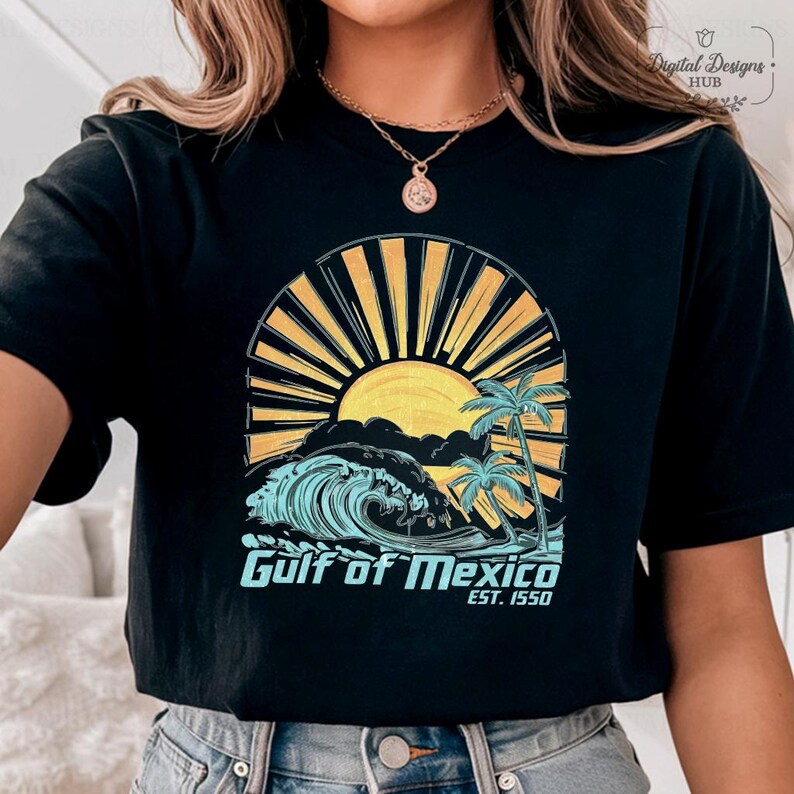 Gulf of Mexico Shirt, Vintage Gulf of Mexico Since 1550 Shirt