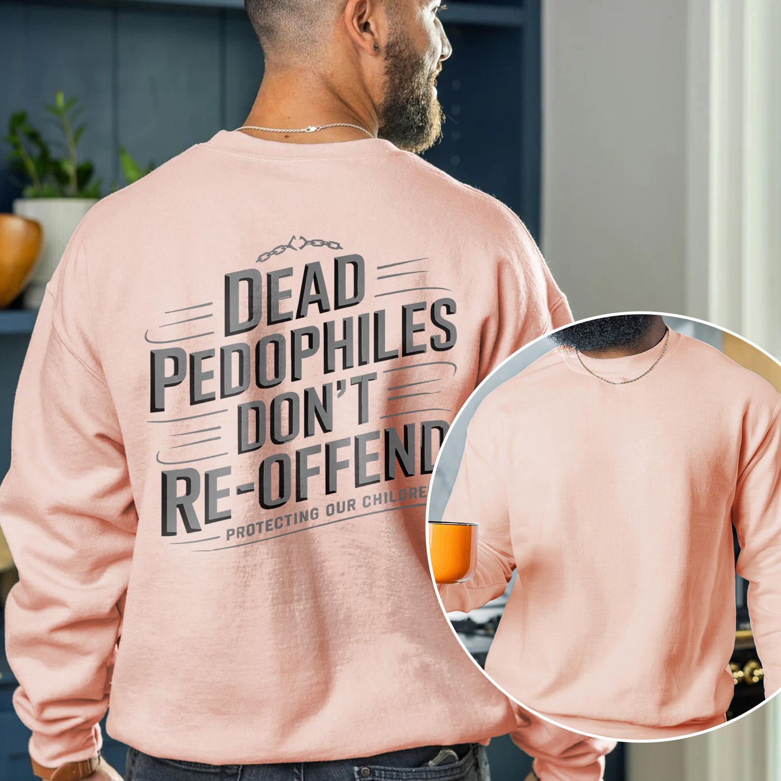 Justice Prevails: No Place for Predators Hoodie