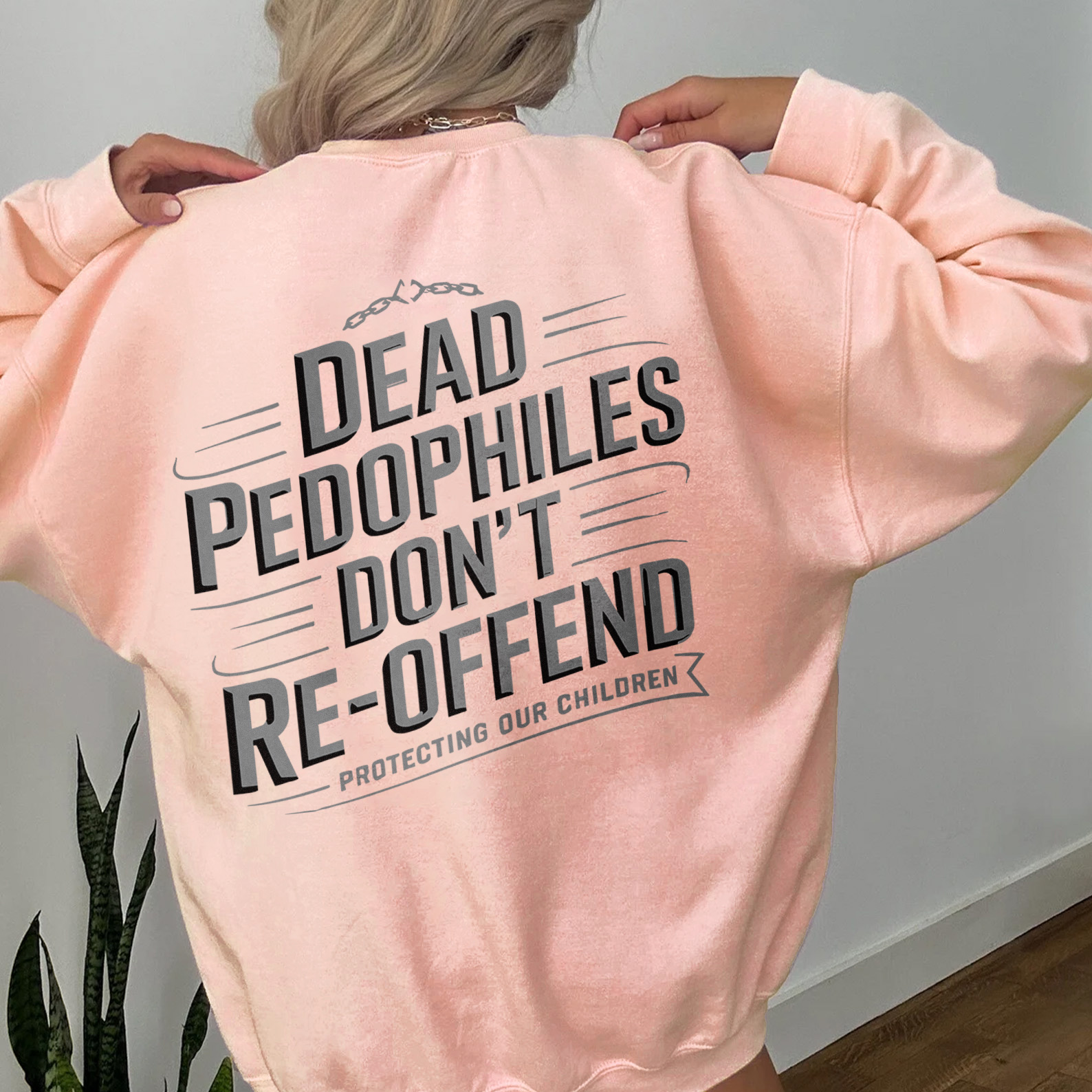 Justice Prevails: No Place for Predators Hoodie