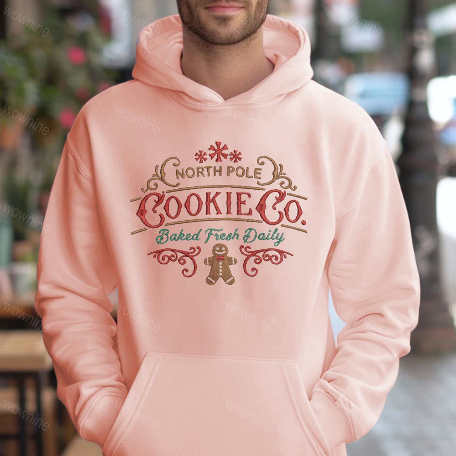 North Pole Cookie Co Embroidered Sweatshirt Embroidered Crewneck unisex Sweatshirt