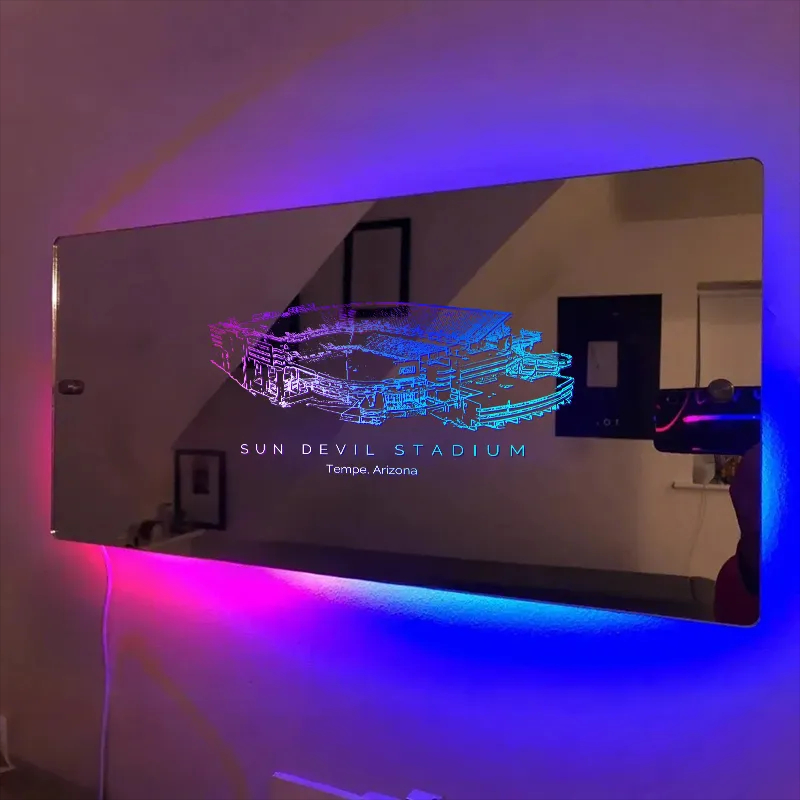 Sun Devil Stadium Mirror Light-Gifts For Sports Lovers、Sun Devils、Arizona Cardinals、NCAA、Arizona