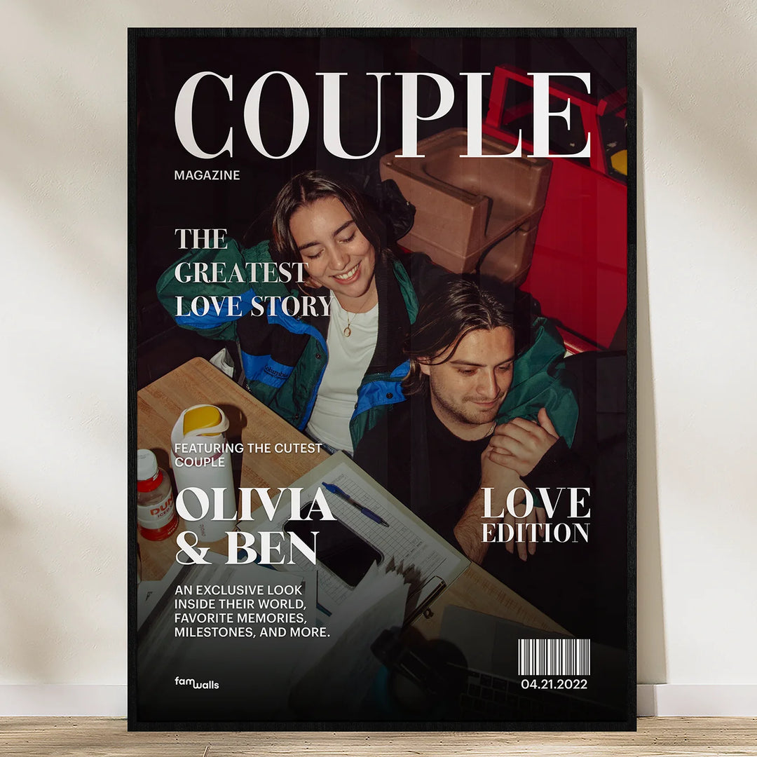 A Magazine Cover Made Just for Your Love Story