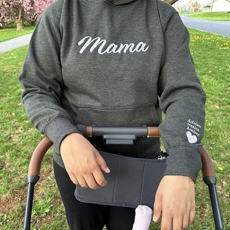 Custom Embroidered Mama Sweatshirt with Names