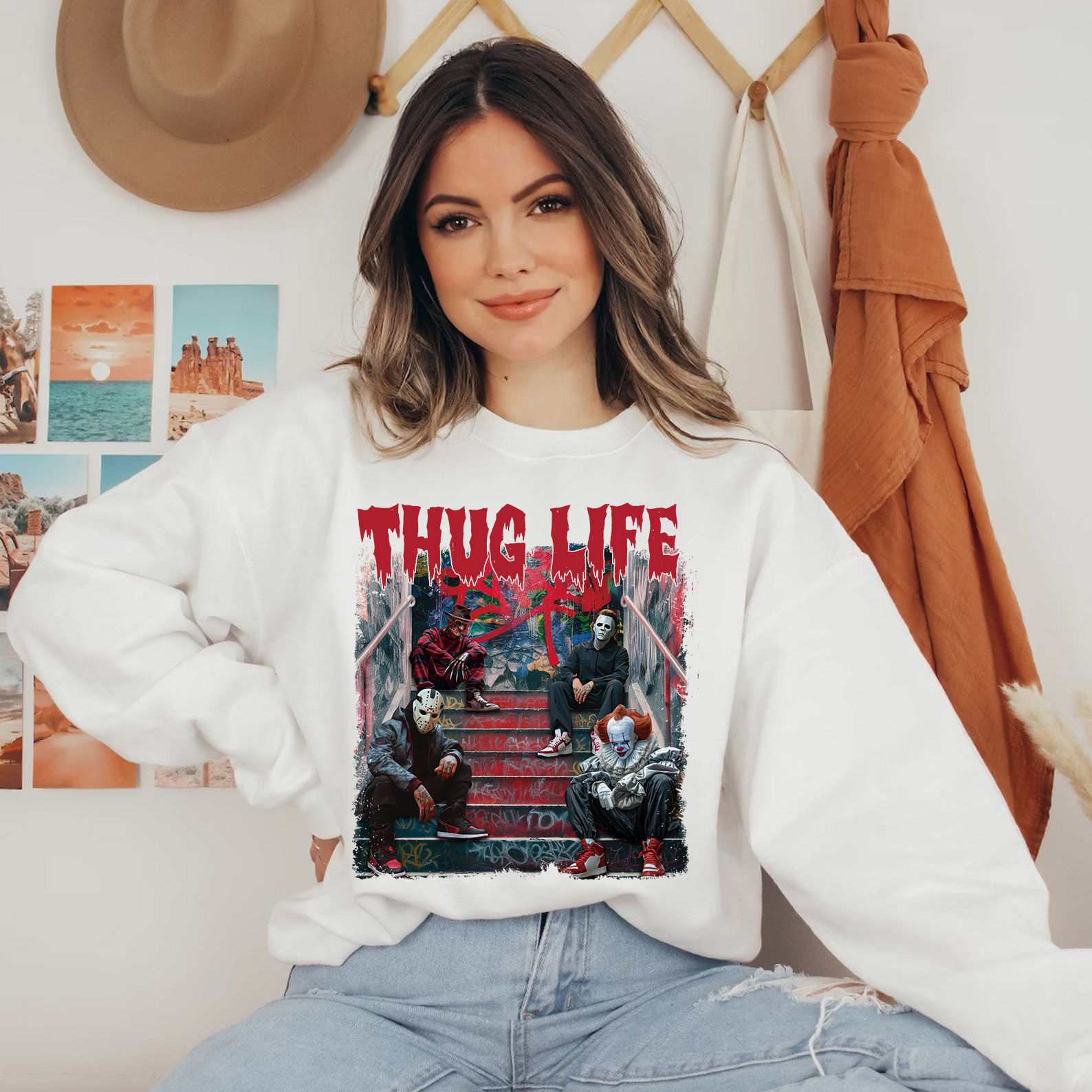 Thug Life Horror Movie Shirt