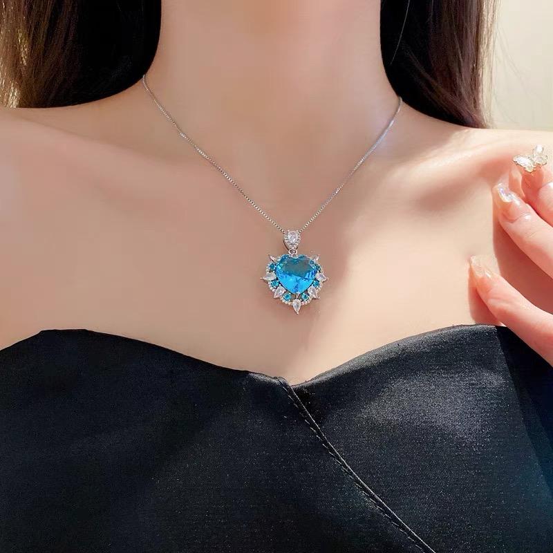 Aquamarine Heart Set - Eternal Love