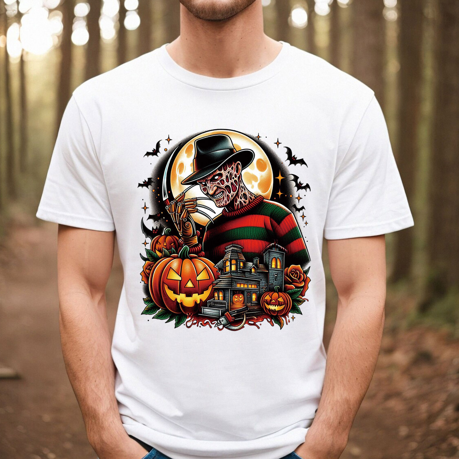 Horror Halloween sublimation Shirt