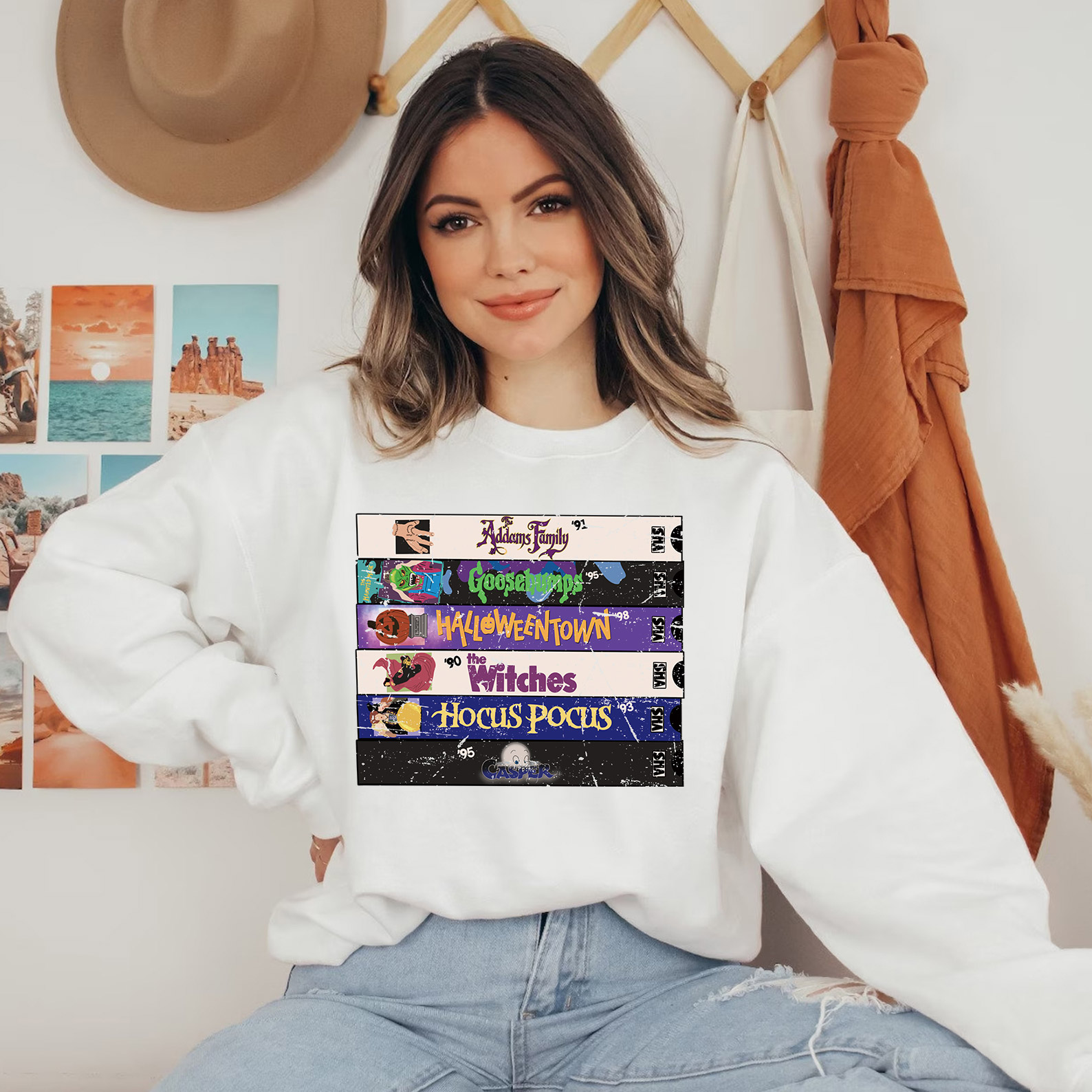 Halloween Movies VHS Tapes Shirt