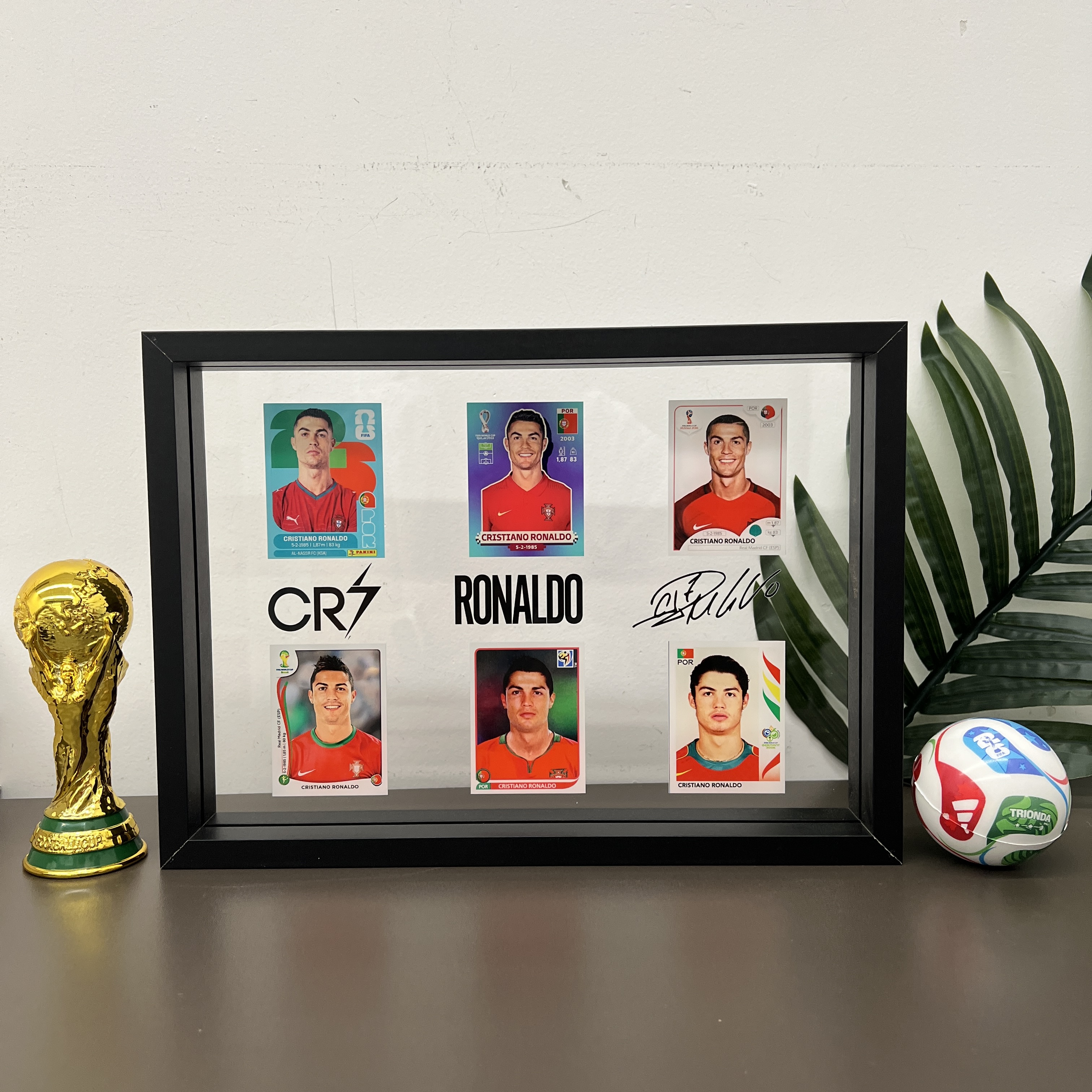 Football Legend CR7 Tribute Framed Wall Art