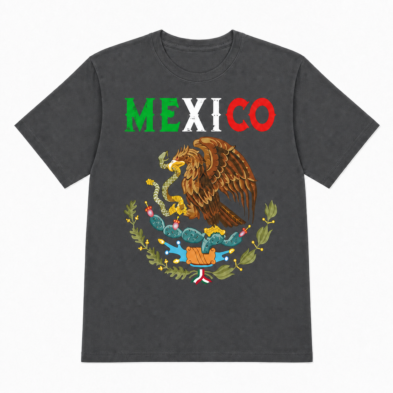 Mexico Eagle Emblem National Pride Graphic Tee
