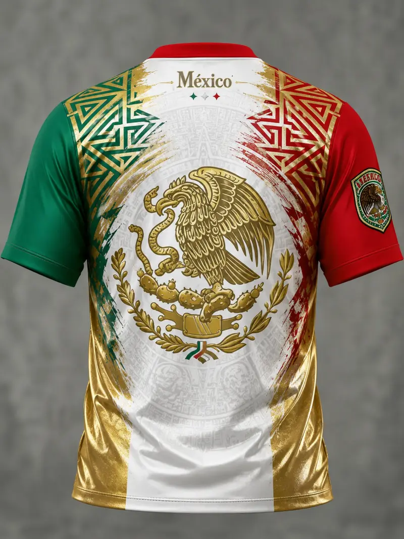 Mexico Aztec Eagle Pride Soccer Jersey - Premium Men's Football Tee