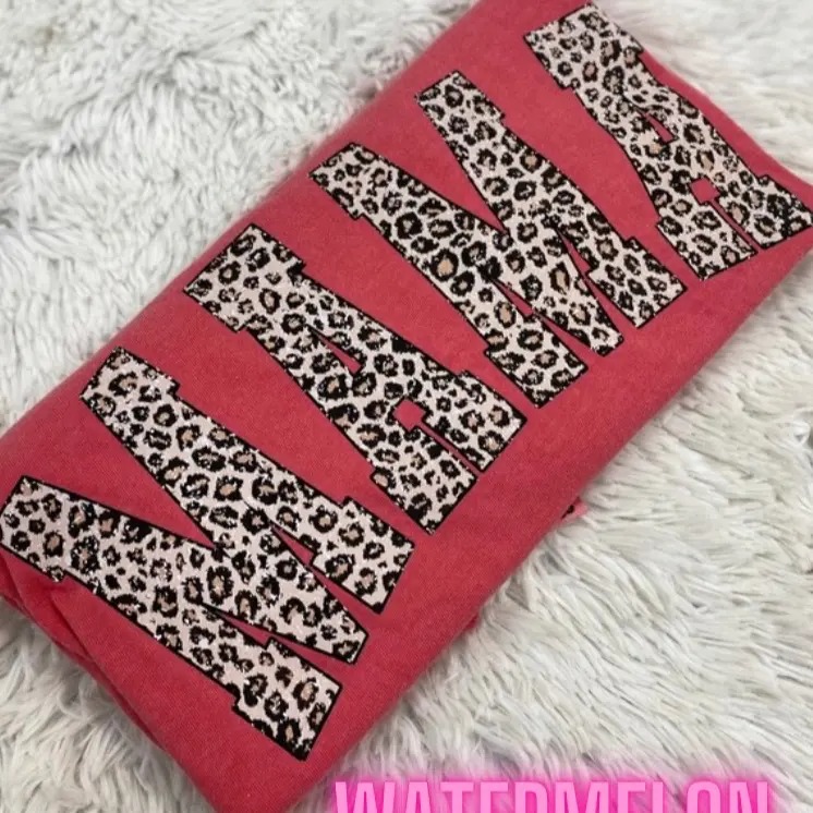 The Mama Cheetah Tee Comfort Top Tshirt