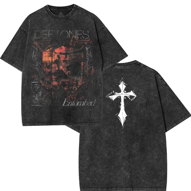 Retro“Alternative Metal Edge” Dark Graphic Tee-Double-sided