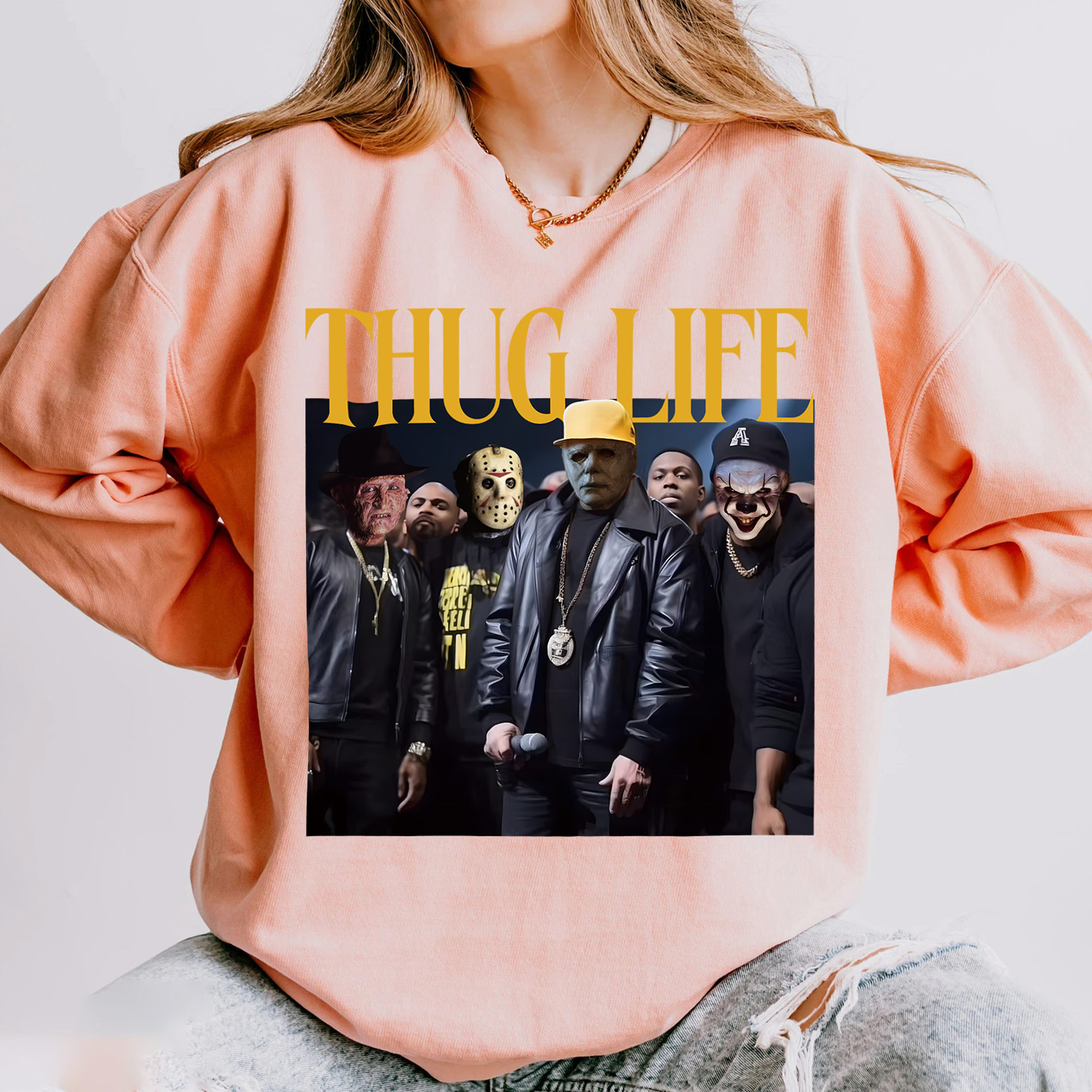 Horror Movie Thug Life Shirt