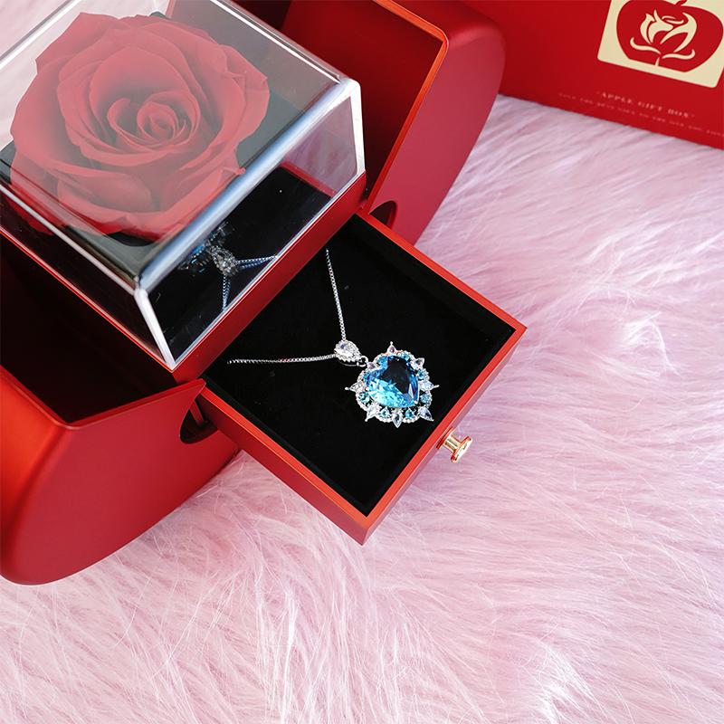 Aquamarine Heart Set - Eternal Love