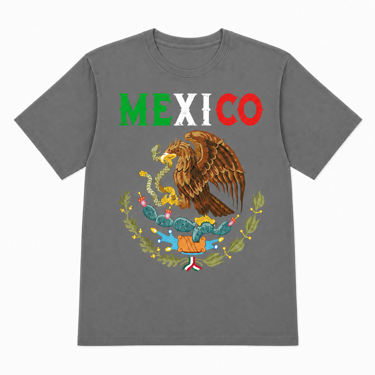 Mexico Eagle Emblem National Pride Graphic Tee