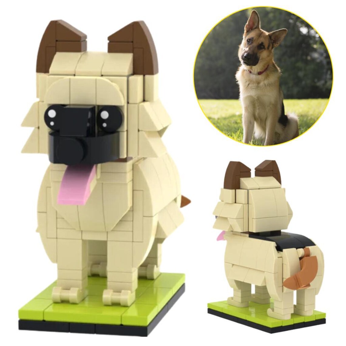 Custom Brick Figure with Photo, Creative and Personalized Gift