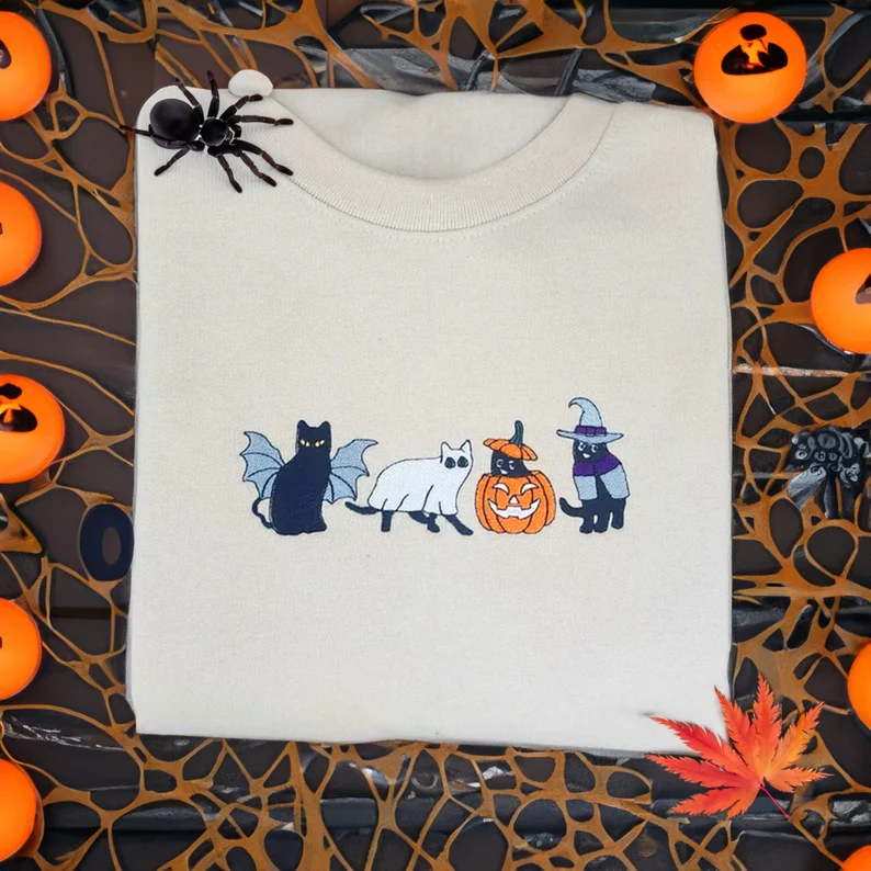 [Copy]Ghost Cat Sweatshirt