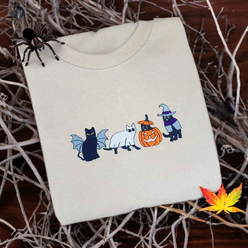 [Copy]Ghost Cat Sweatshirt
