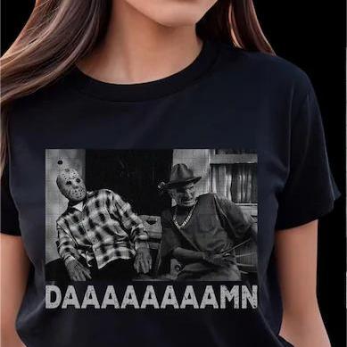 Funny Freddy Krueger DAAAAMN Shirt, Killer Character Halloween Shirt