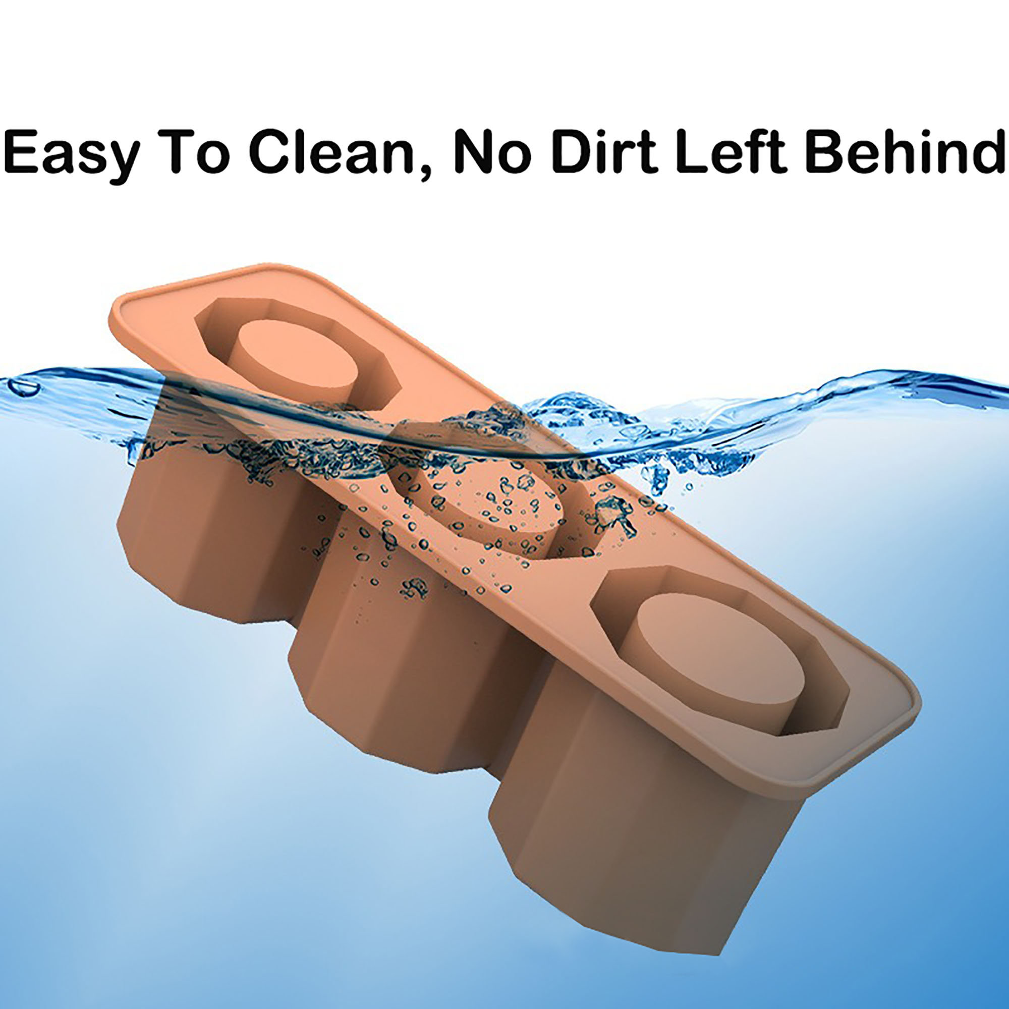 40z Water Cup Ice Tray - Cylindrical Silicone Ice Mold with Lid