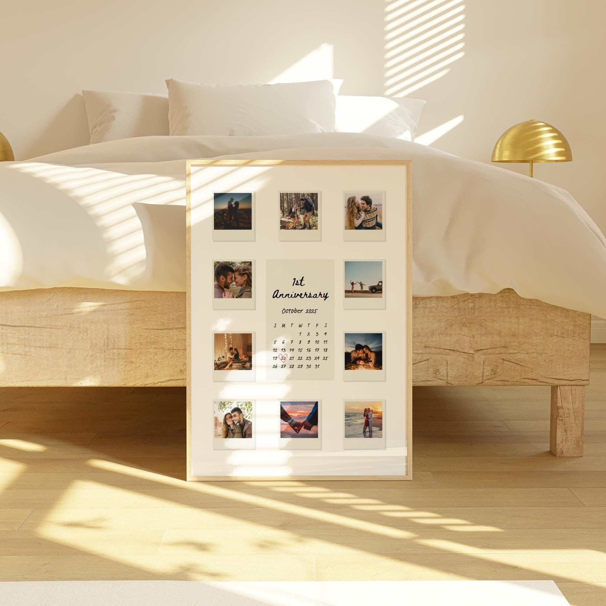 Custom Polaroid Frame Anniversary Template