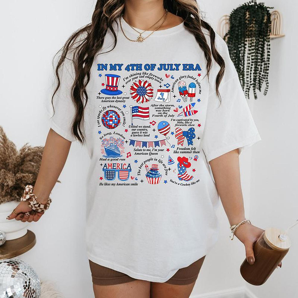 In My 4th of July Era Vtg Independence Day T-shirt