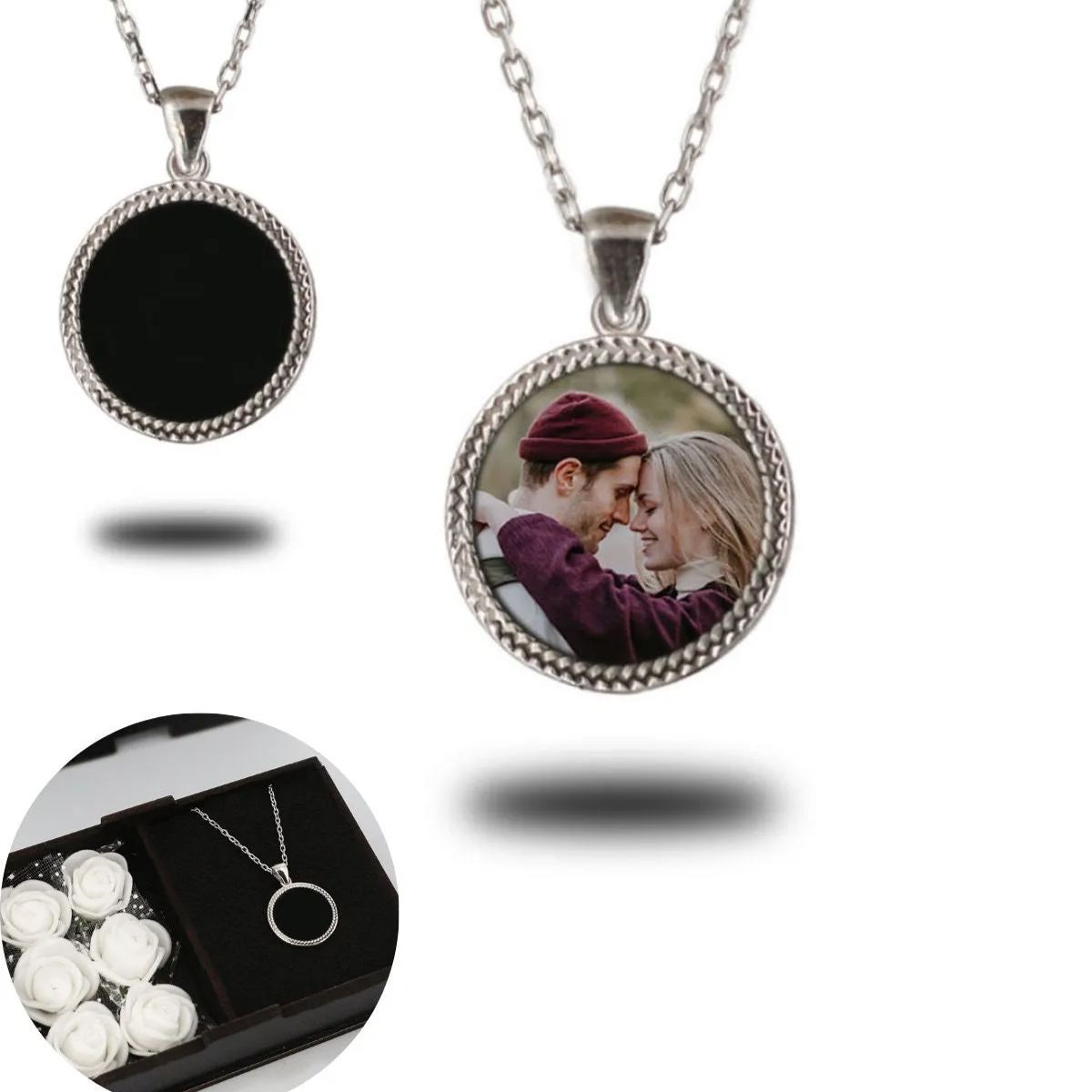 Magic Necklace With Personalized Photo And Heat Theme