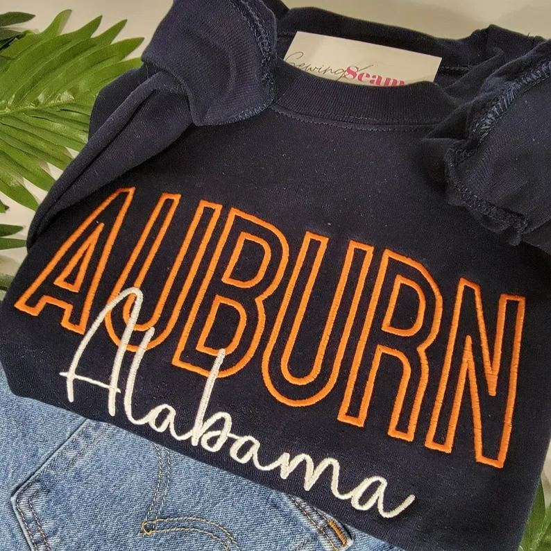 Embroidered Auburn Alabama Sweatshirts