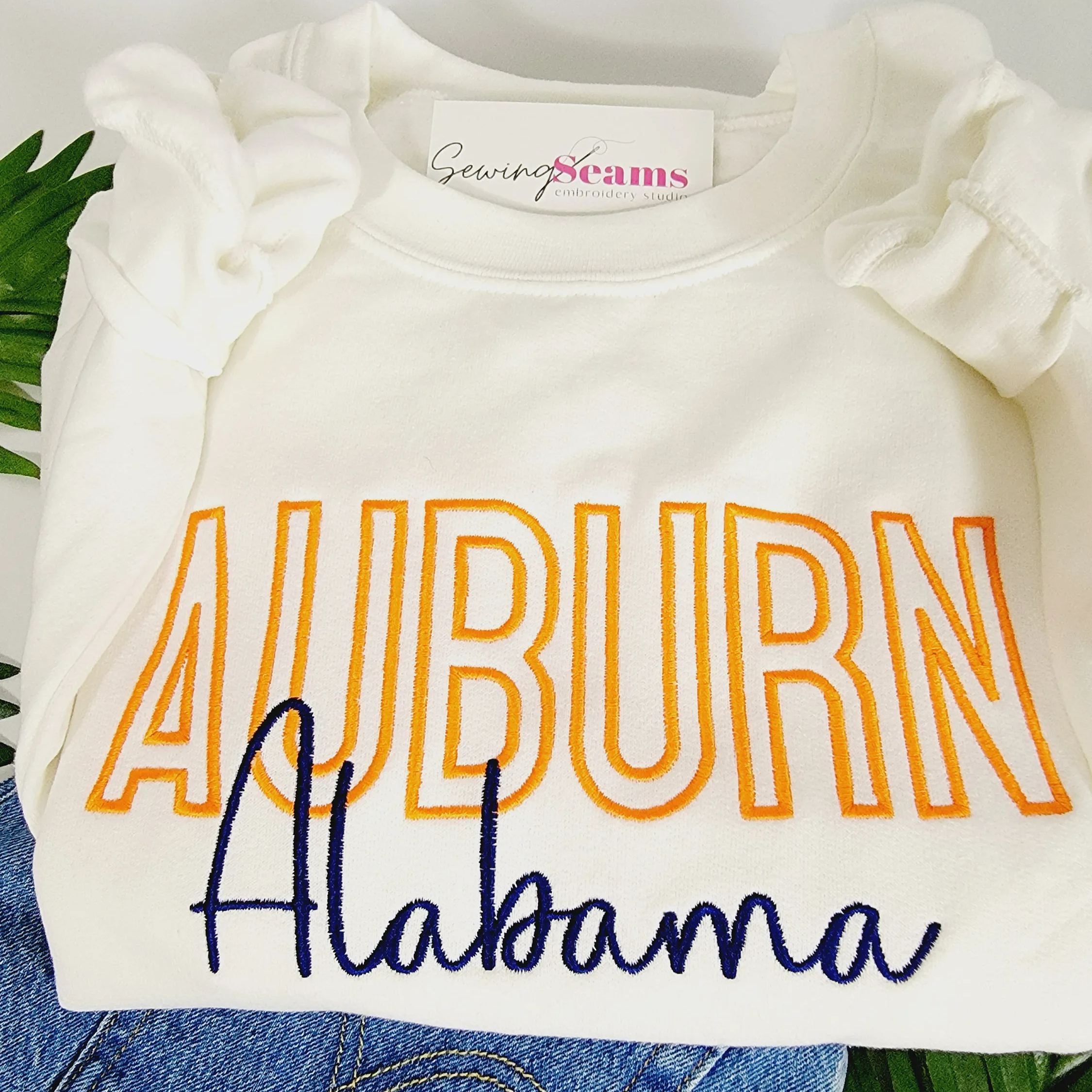 Embroidered Auburn Alabama Sweatshirts