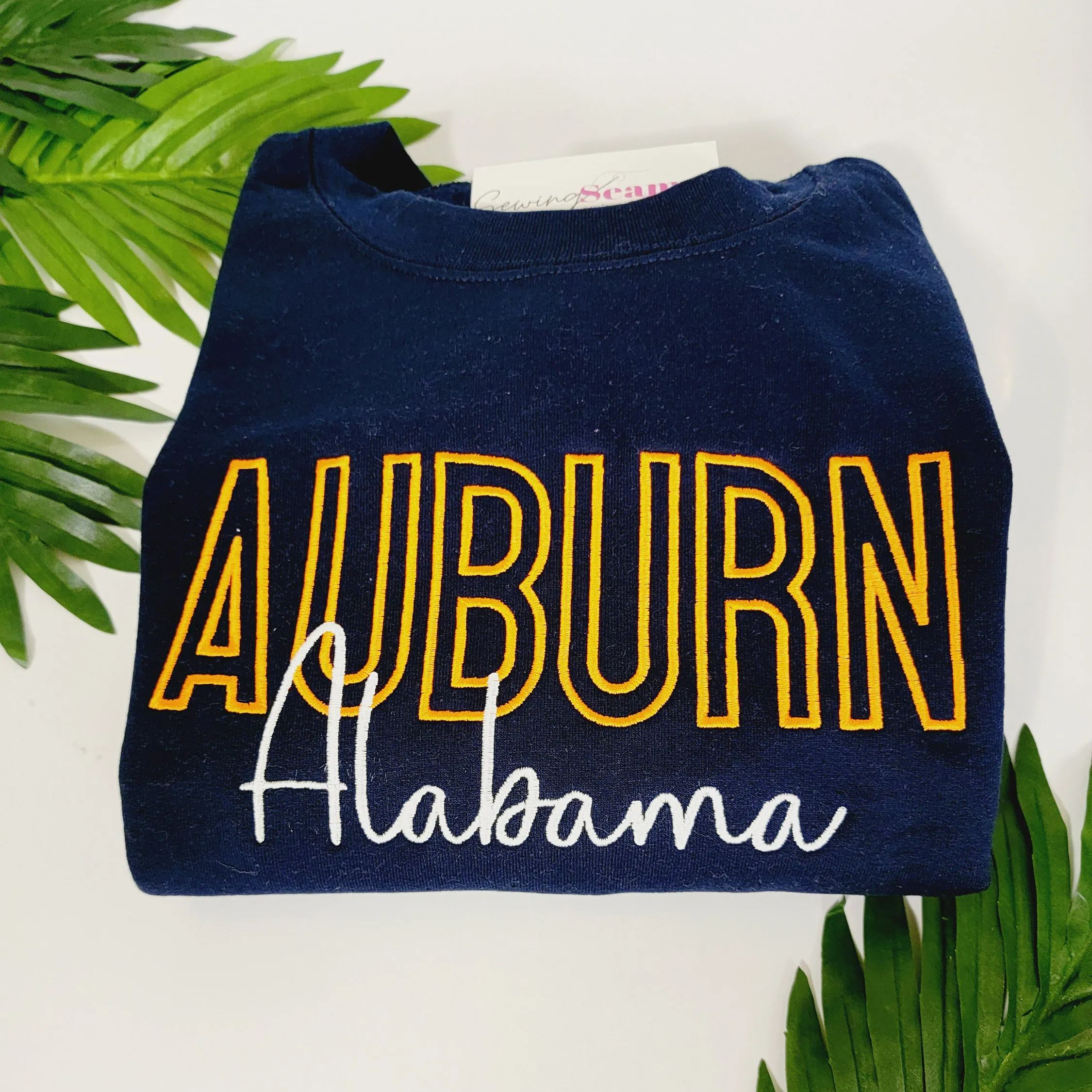 Embroidered Auburn Alabama Sweatshirts