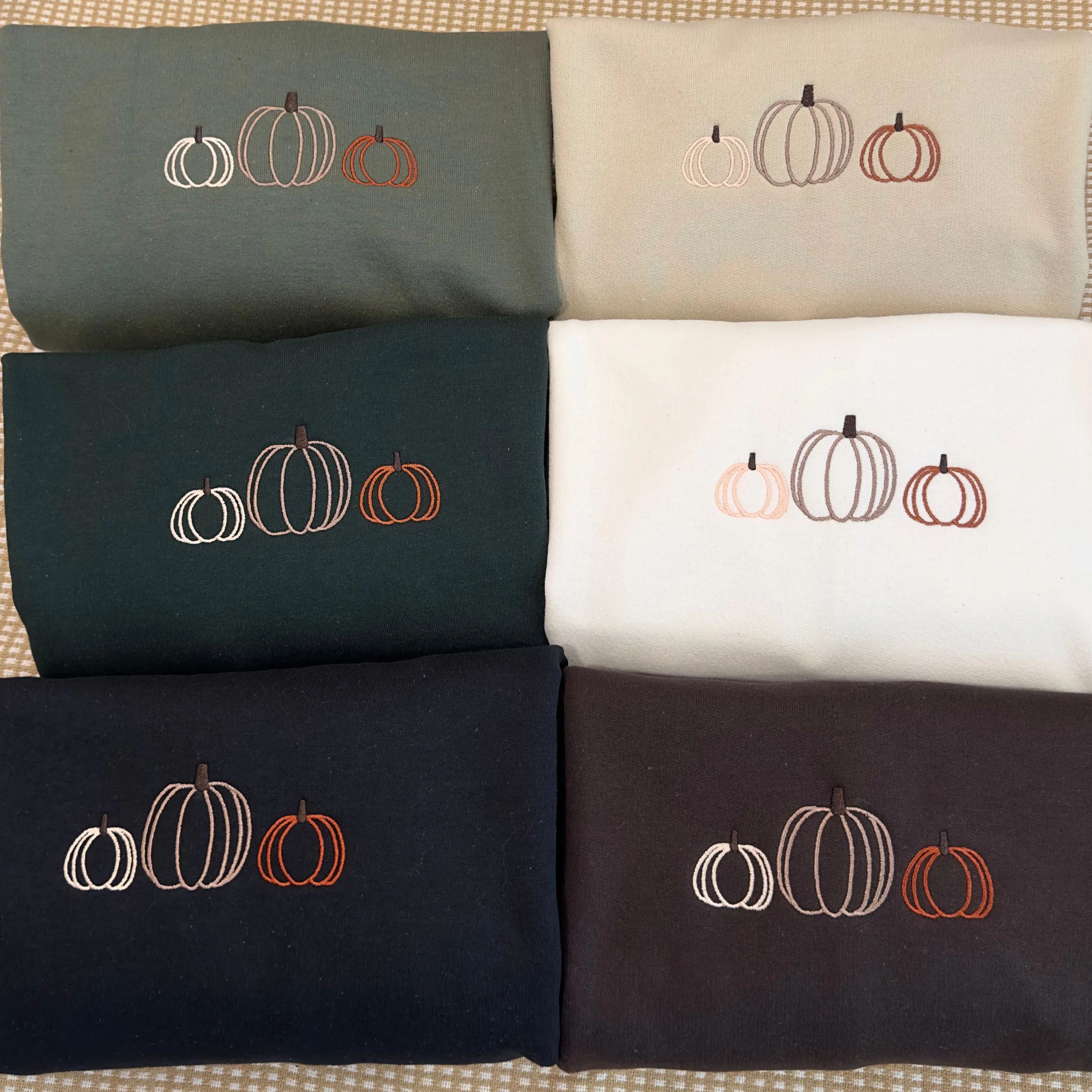 Halloween Pumpkin Line Sweatshirt