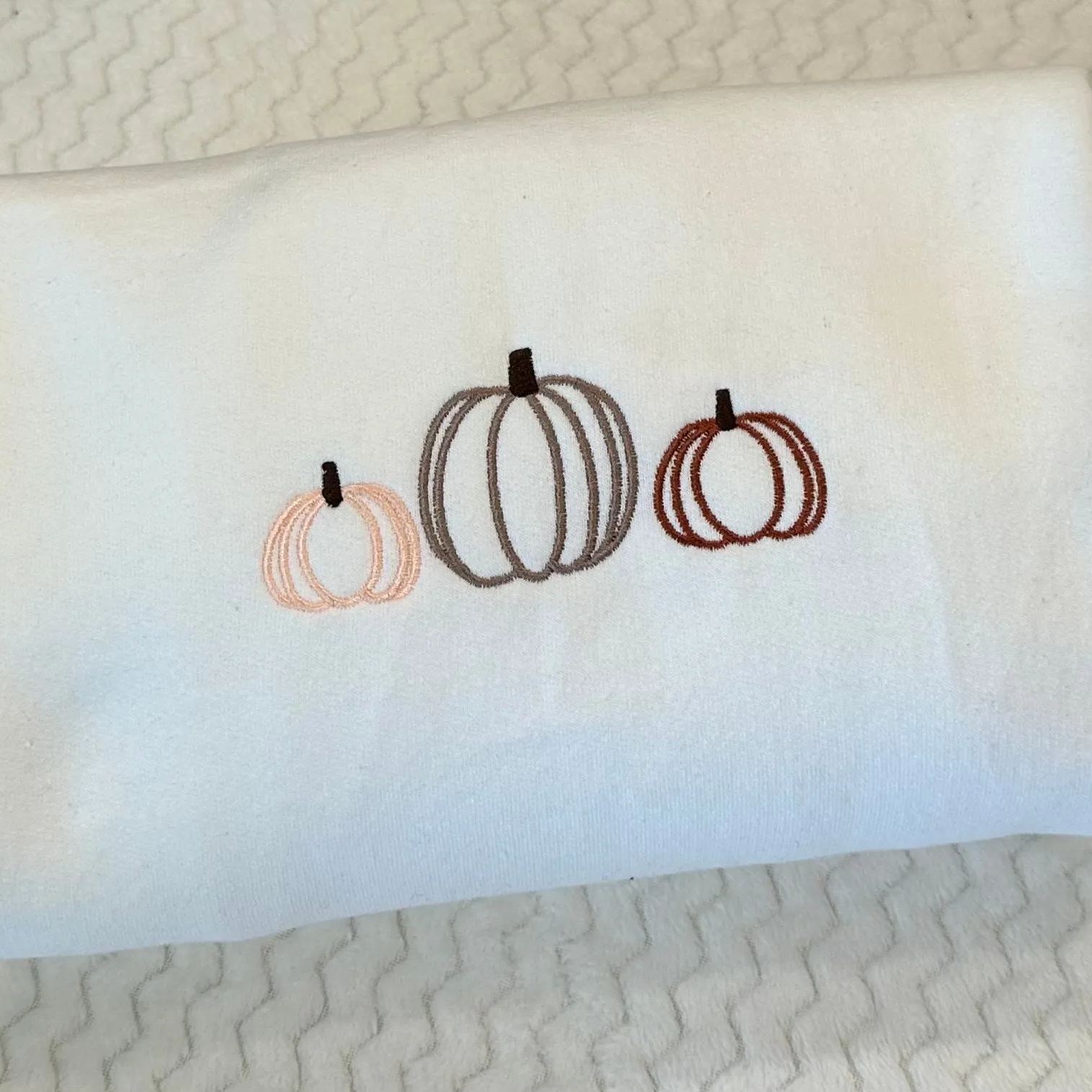 Halloween Pumpkin Line Sweatshirt