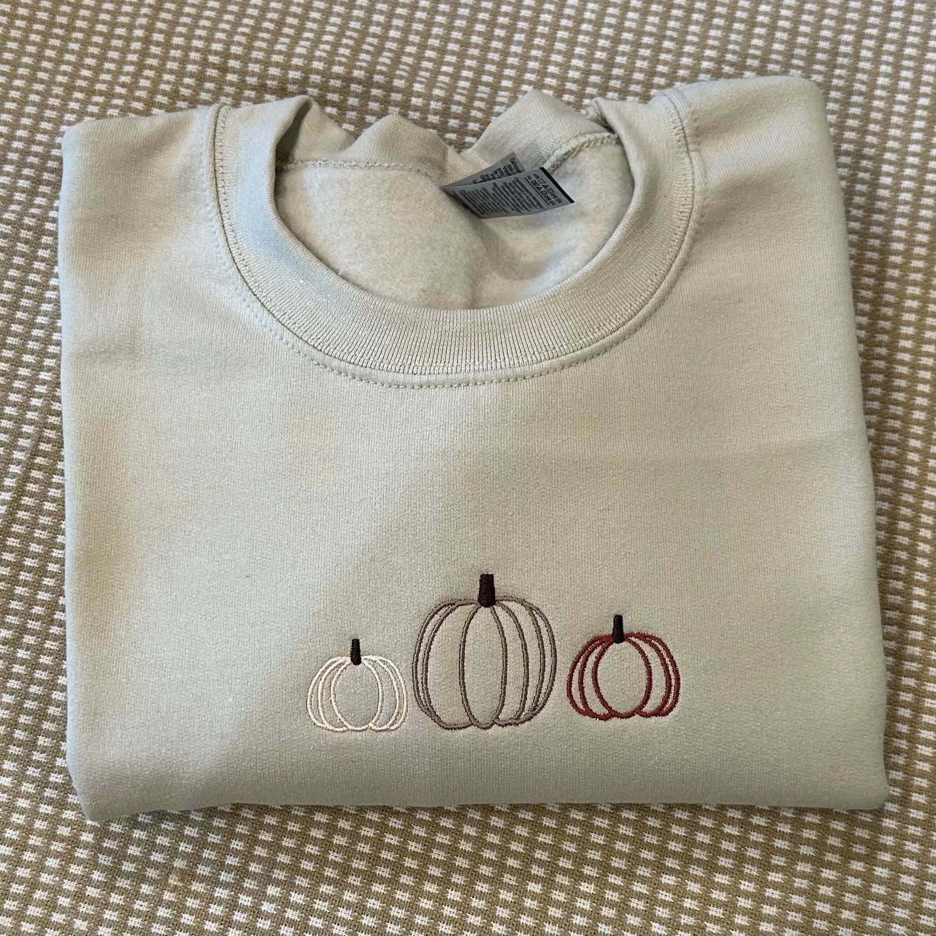 Halloween Pumpkin Line Sweatshirt